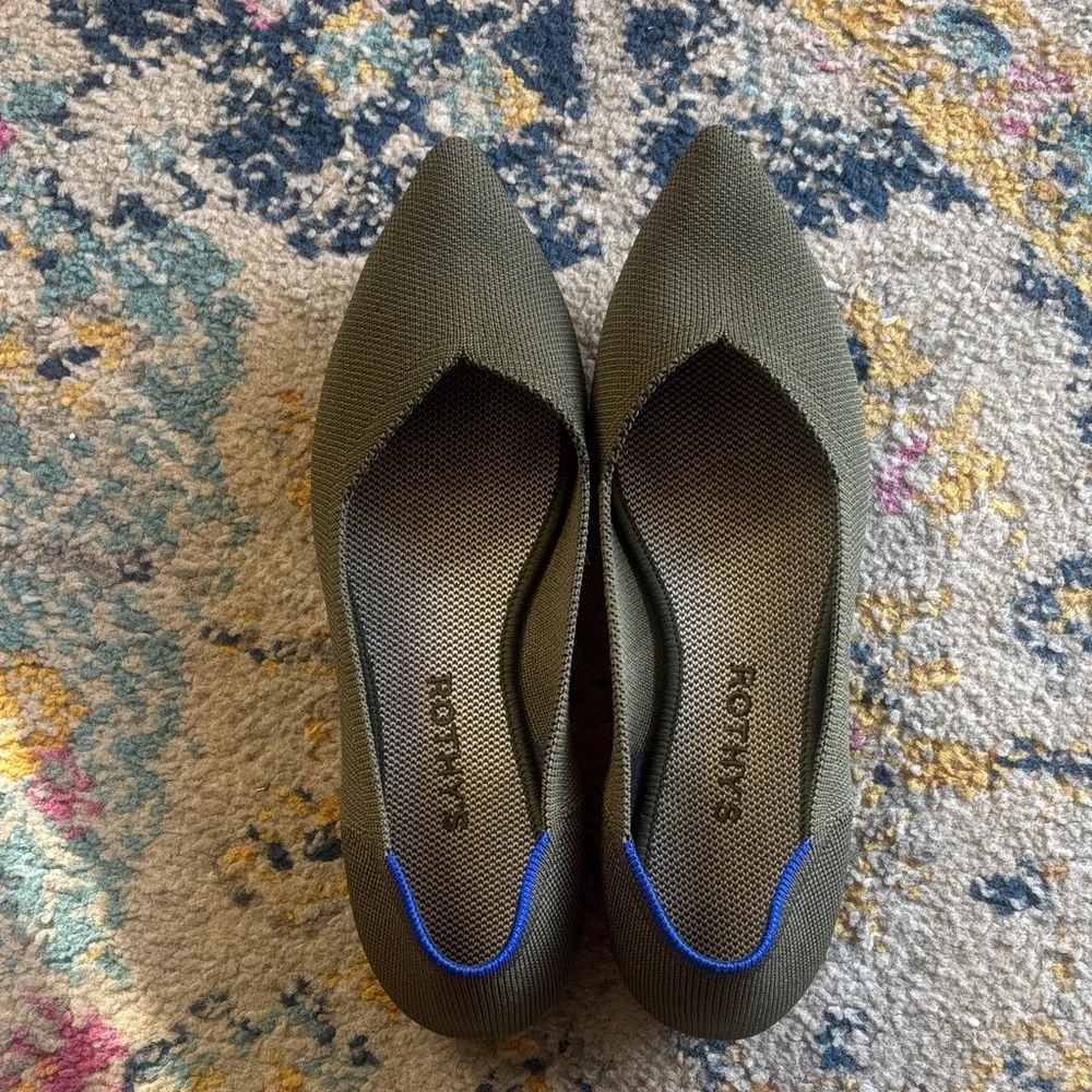 Rothy's Women's Olive Green Flats - Picture 2 of 4